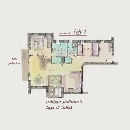 Lebensart-Am-See-Ferienwohnung-Loft-7 * Bad Endorf